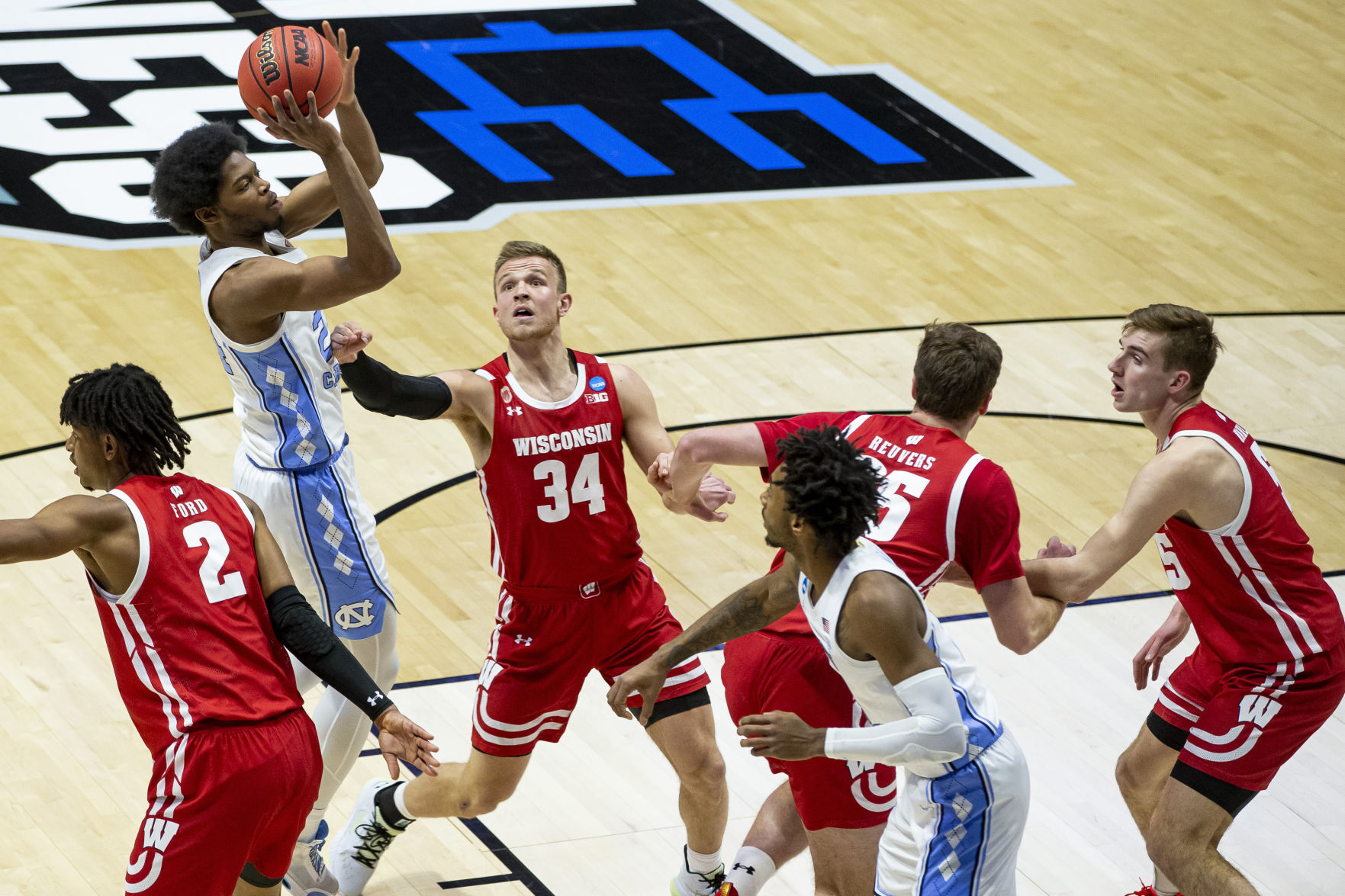 NCAA North Carolina Wisconsin Basketball